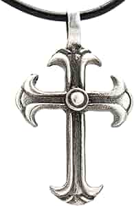 Amazon.com: Trilogy Jewelry Pewter Cross Christian Gothic